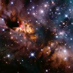 Prawn Nebula IC 4628 Sagittarius Arm of the Milky Way constellation Scorpius False Comet NGC 6231